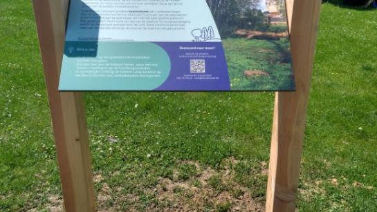 Toeristisch infobord Groene Long
