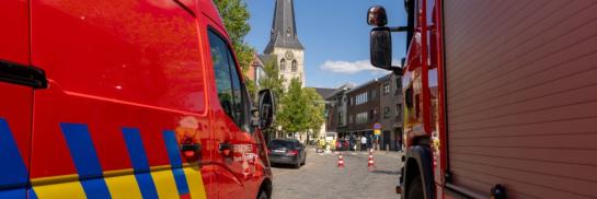 Brandweer en politie in actie