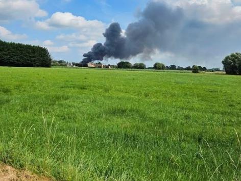 Brand industrieterrein