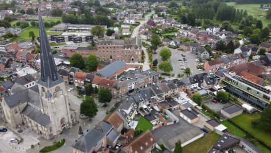 Luchtfoto van het Ursulinenklooster
